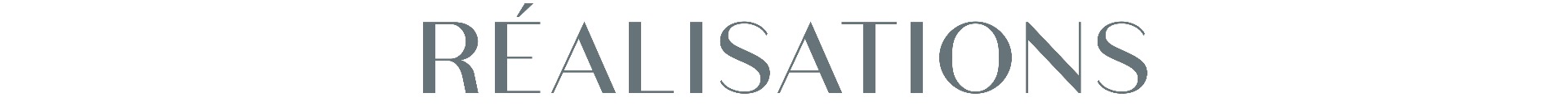 Portfolio de réalisations